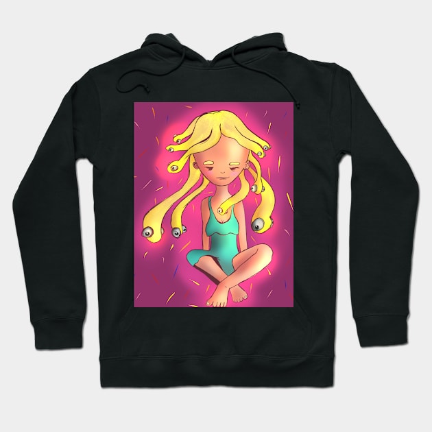 girl sketch Hoodie by AlinaFedorova